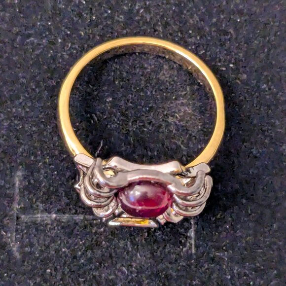 New! Size 12 Spider in a Web Ring - Picture 2 of 3